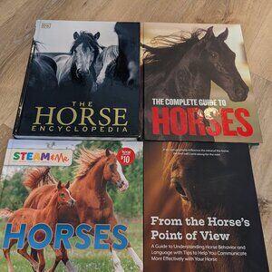 Lot of 4 Horse Books
